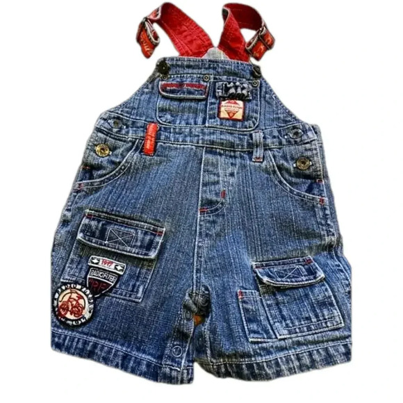 Radio Flyer - Vintage jean denim overalls - 18M - Picture 1 of 10